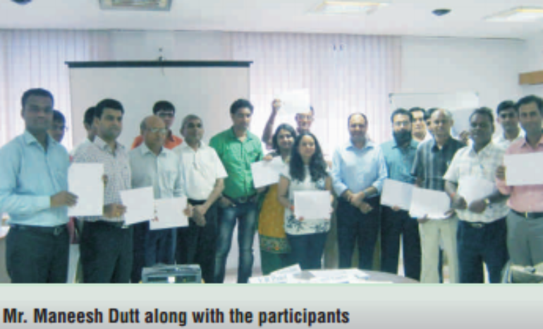 “Mind Maps in cover story of Baroda Management Association’s Newsletter”